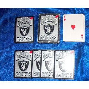 Oakland Raiders AFC 1994 Vintage Playing Card